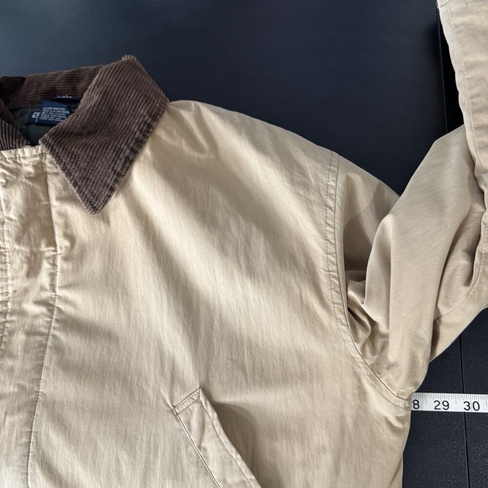 VTG Polo Ralph‎ Lauren Jacket Mens XL Brown Corduroy Collar Barn Chore Coat 90s - Picture 10 of 14